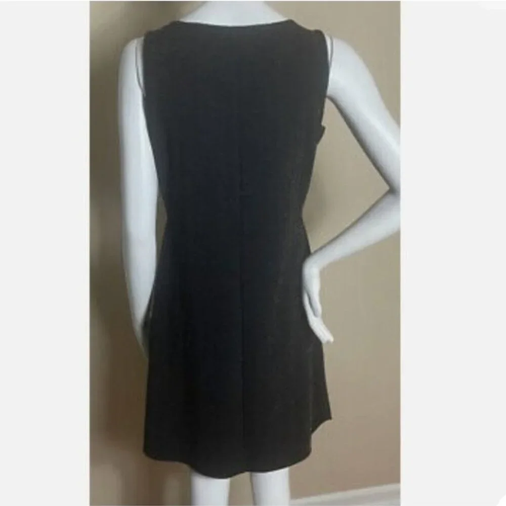 NWOT White House Black Market Asymmetrical Hem Stretch Shimmer Dress - Picture 2 of 9